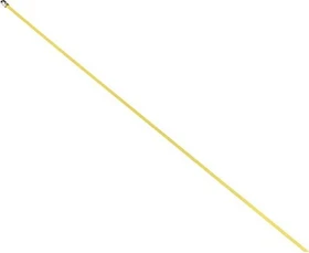 DeLOCK Edelstahl Kabelbinder, 4.6mm, 500mm, gelb, 10 Stück