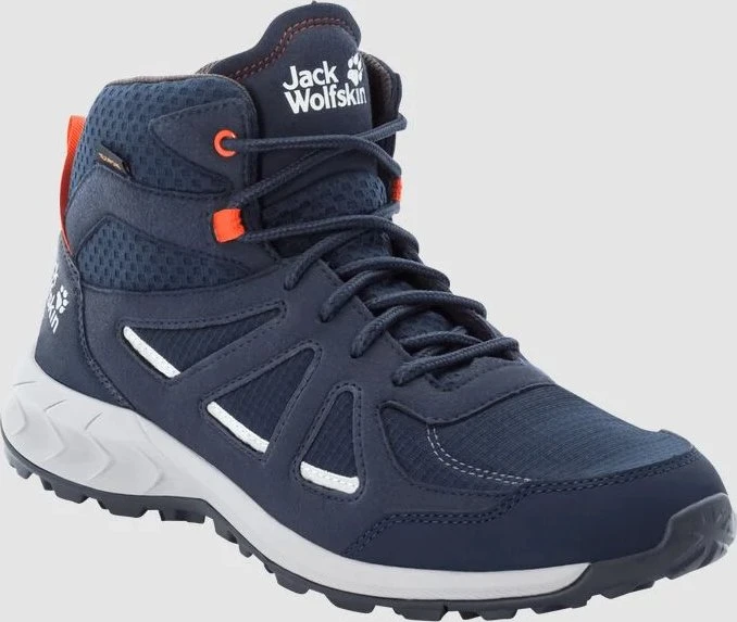 Jack Wolfskin Woodland 2 Texapore Mid dark blue/red (Herren)