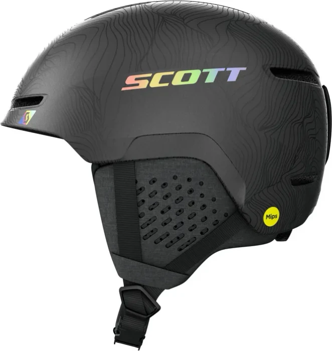 Scott Track Plus Helm granite black/holo grey