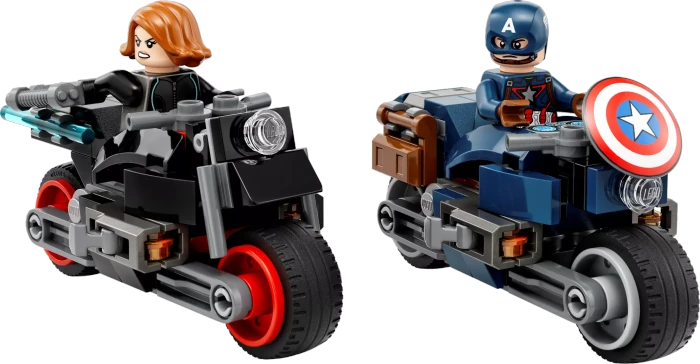LEGO Marvel Super Heroes Spielset - Black Widows & Captain Americas Motorräder