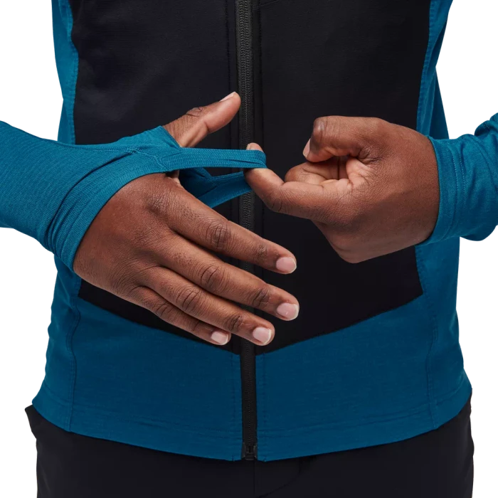 Black Diamond CoEfficient LT Hybrid Hoody Funktionsjacke kingfisher/black (Herren)