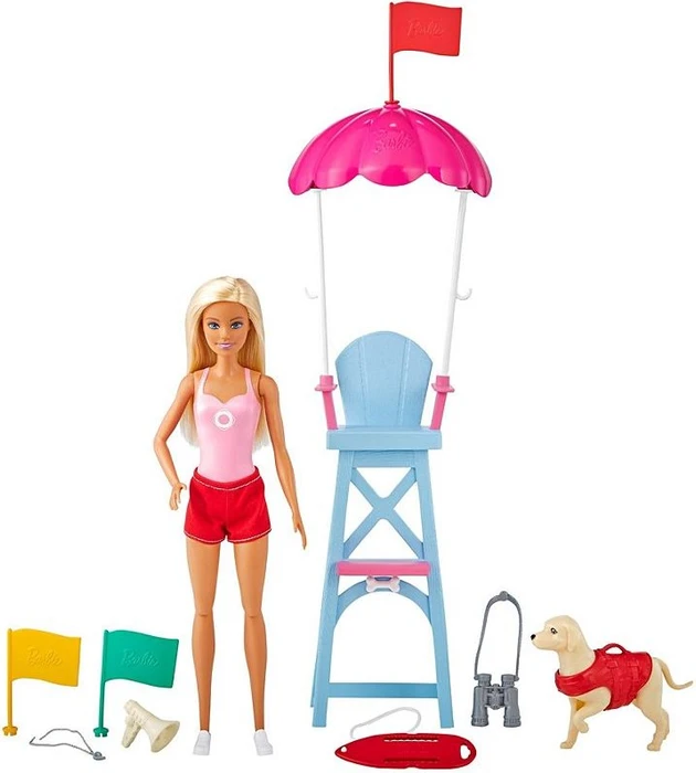 Mattel Barbie - Rettungsschwimmerin-Spielset
