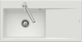 Villeroy & Boch Subway Style 60 flat flächenbündig Becken rechts mit Ablauffernbedienung graphite