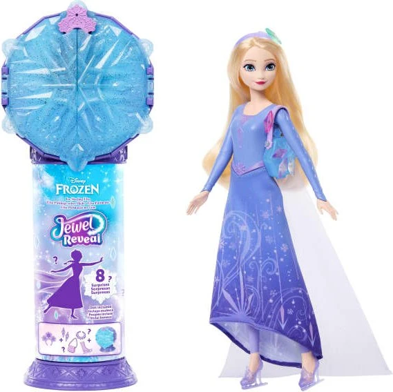 Mattel Disney - Die Eiskönigin - Jewel Reveal Ice Skating Elsa