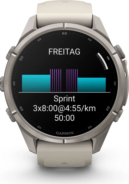 Garmin Fenix 9 Pro 43mm titanium/fog grey-dark sandstone