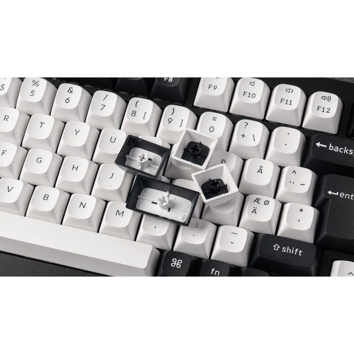 Keychron Q1 HE, Carbon Black, 75%, PBT, LEDs RGB, Gateron 2.0 Magnetic Nebula, USB/Bluetooth, DE