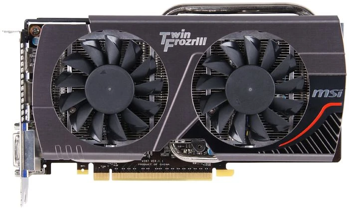 MSI GeForce GTX 650 Ti Boost, N650Ti-TF-2GD5/OC-BE, 2GB GDDR5, 2x DVI, HDMI, DP