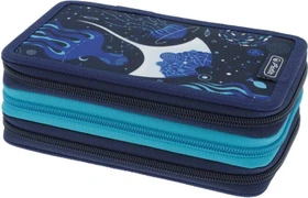Herlitz Schüleretui TriCase gefüllt Deep Ocean