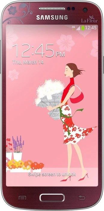 Samsung Galaxy S4 Mini Value Edition i9195i La Fleur rot