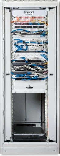 Digitus Professional Unique Serie Serverschrank 36HE, Sicherheitsglastür, IP2X, grau, 800mm tief
