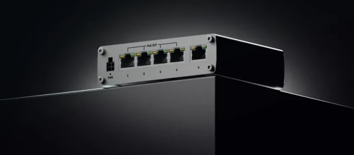 Teltonika TSW Industrial Gigabit Switch, 5x RJ-45, 120W PoE+