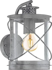 Eglo Hilburn 1 Wandleuchte hängend silber antik