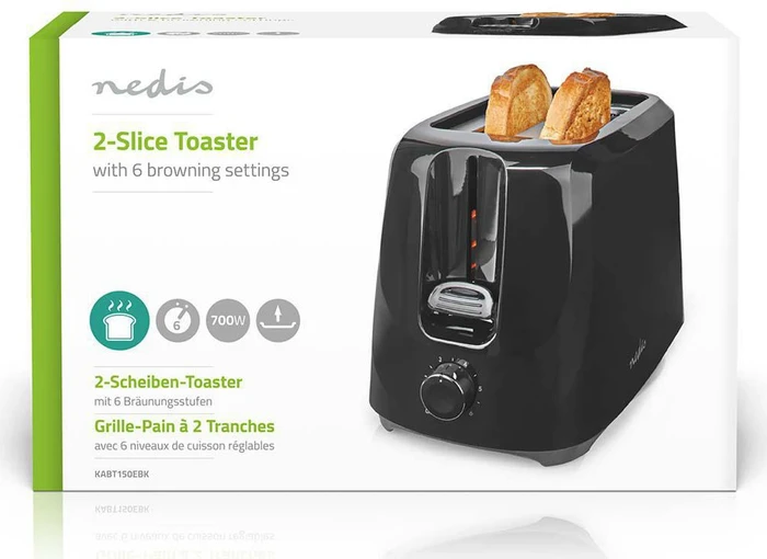 Nedis KABT150EBK Toaster