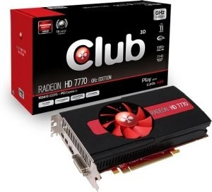 Club 3D Radeon HD 7770 GHz Edition, 1GB GDDR5, DVI, HDMI, 2x mDP