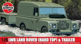 Airfix LWB Land Rover (Hard Top) & Trailer