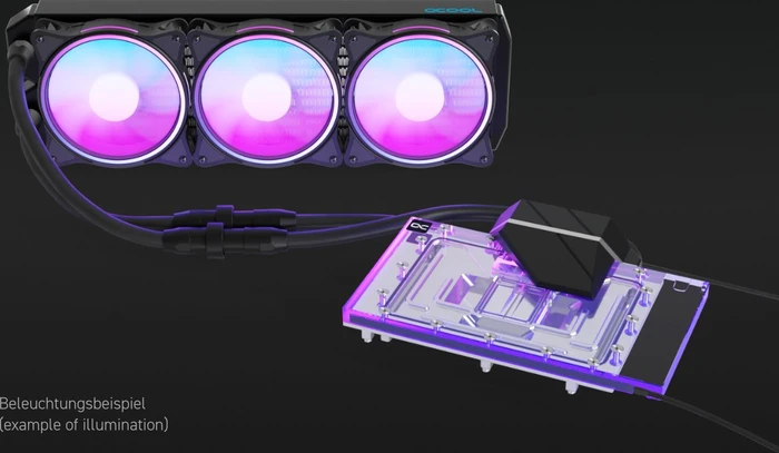 Alphacool Eiswolf 2 AiO 360mm RTX 4090 GameRock/Phantom mit Backplate