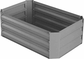 Siena Garden Metall-Hochbeet 120x90cm grau