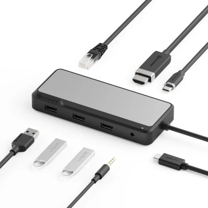 Alogic Fusion Pro GO USB-C Compact Dock, USB-C 3.0 [Stecker], V2