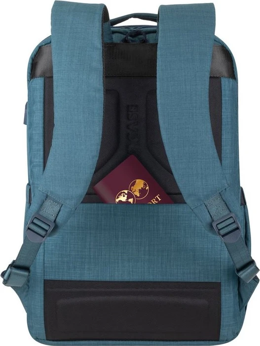 RivaCase 8365 Biscayne ECO 17.3" carry-on Laptop-Rucksack, blau