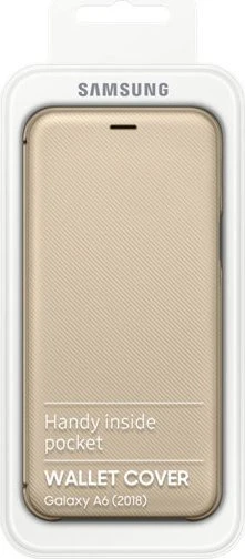 Samsung Flip Wallet für Galaxy A6 (2018) gold