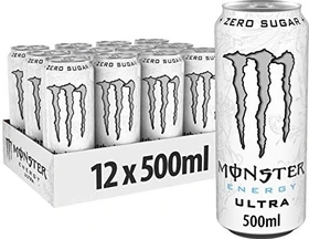 Monster Energy Ultra White Zero Zucker  48x   500ml