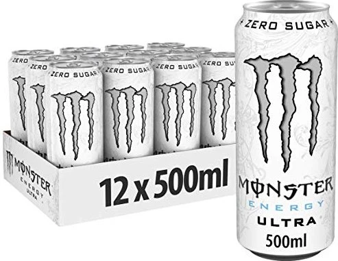 Monster Energy Ultra White Zero Zucker