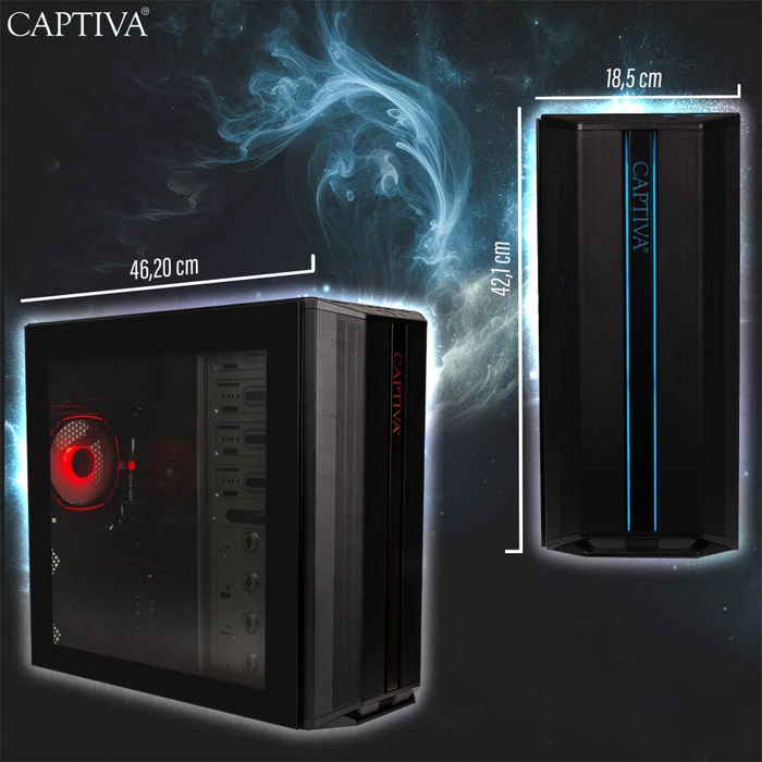 Captiva Entry Gaming R92-769, Ryzen 7 5700X, 32GB RAM, 1TB SSD, GeForce RTX 5060 Ti, Windows 11 Home
