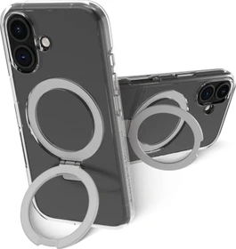 dbramante1928 Iceland Ultra D3O MagSafe Kickstand für Apple iPhone 16 Plus transparent