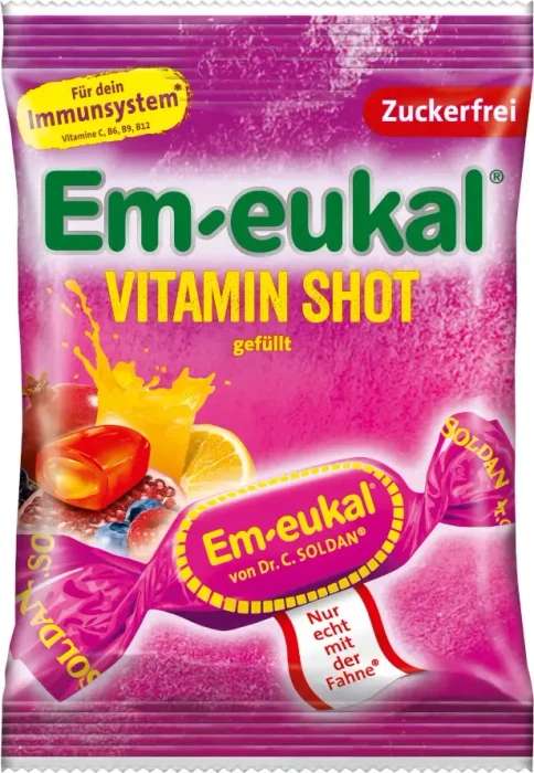 Em-eukal ImmunStark Vitamin Shot Bonbon gefüllt, 75g