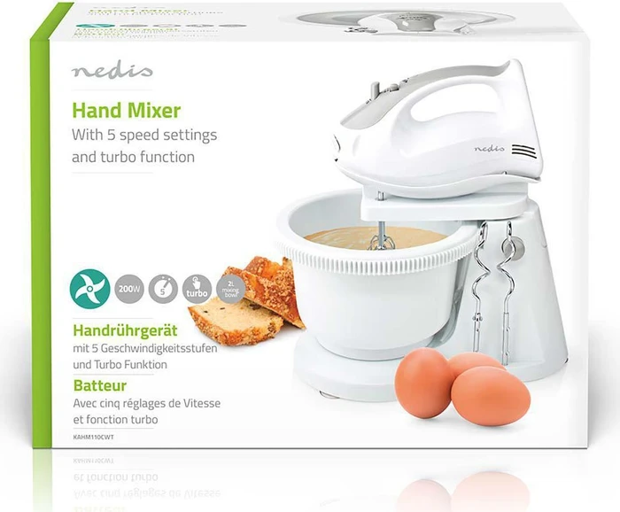 Nedis KAHM110CWT Handmixer
