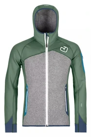 Ortovox Fleece Plus Hoody Funktionsjacke green forest (Herren)