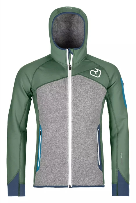 Ortovox Fleece Plus Hoody Funktionsjacke green forest (Herren)