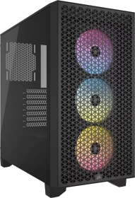 Corsair 3000D RGB Airflow, schwarz, Glasfenster