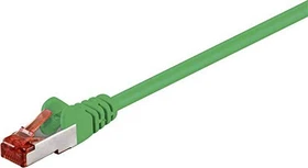 goobay Patchkabel, Cat6, S/FTP, RJ-45/RJ-45, 0.15m, grün
