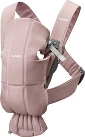 BabyBjörn Mini Cotton Babytrage altrosa
