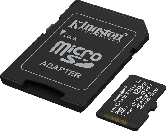Kingston Industrial Temperature Gen2 R100 128GB Kit, UHS-I U3, A1, Class 10