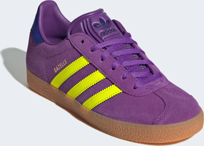 adidas Gazelle active purple/solar yellow/collegiate purple (Junior)