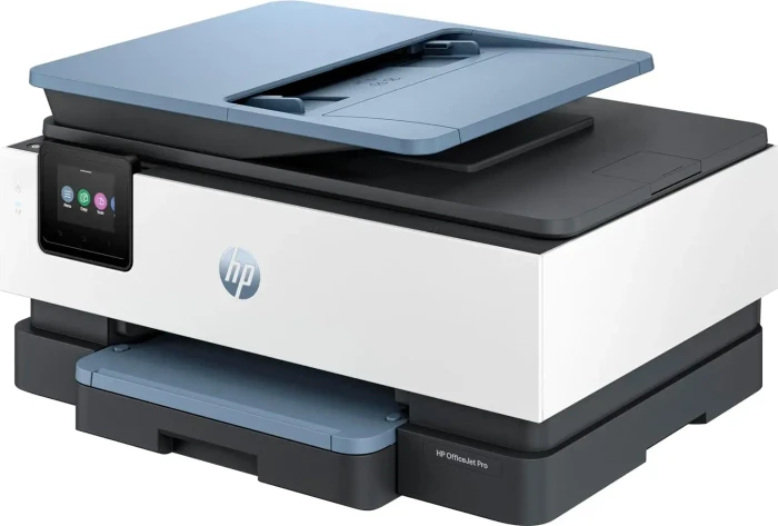 HP Officejet Pro 8125e All-in-One weiß/schwarz/blau, Instant Ink, Tinte, mehrfarbig