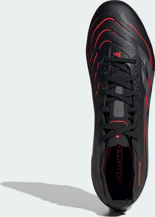 adidas Predator League FG/MG core black/grey four/lucid red (Herren)