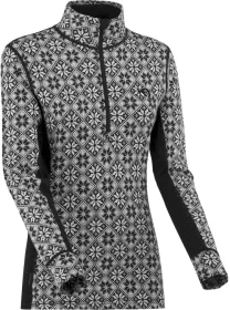 Kari Traa Rose Half-Zip Funktionsshirt langarm schwarz (Damen)