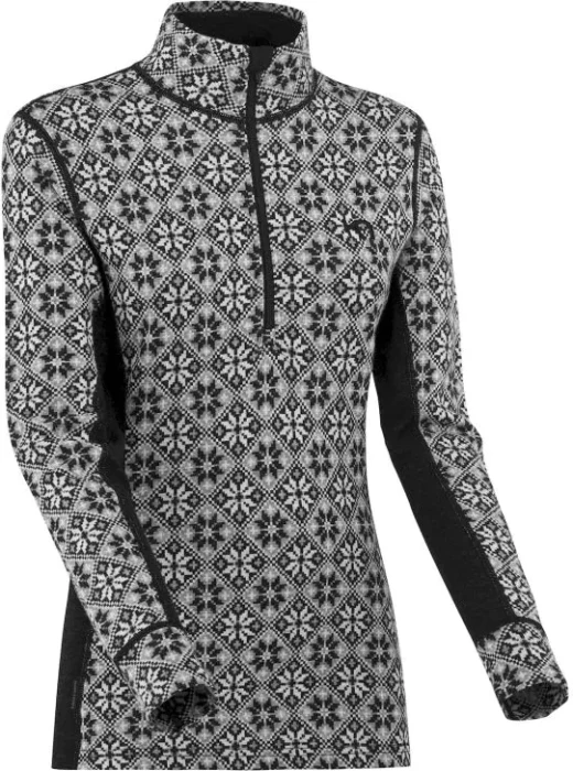 Kari Traa Rose Half-Zip Funktionsshirt langarm schwarz (Damen)