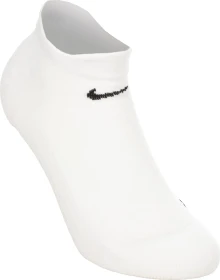 Nike Midweight No-Show Laufsocken white/volt/black