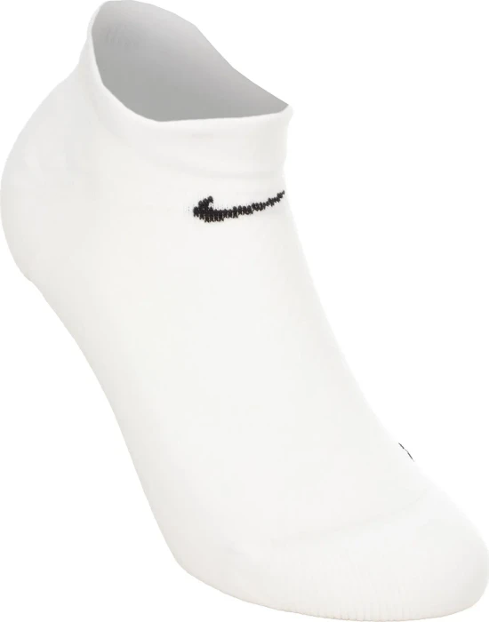 Nike Midweight No-Show Laufsocken white/volt/black