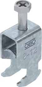 OBO Bettermann Bügelschelle 2056 H-Fuß, 1-fach, Metalldruckwanne, FT