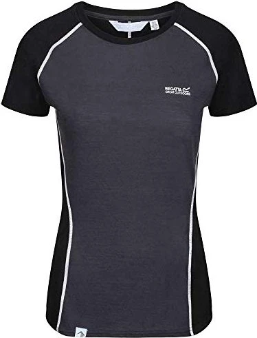 Regatta Tornell II Funktionsshirt kurzarm schwarz (Damen)