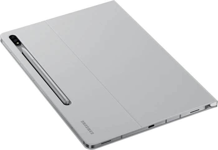 Samsung EF-BT970 Book Cover für Galaxy Tab S7+ Mystic silver