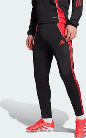 adidas Tiro 24 Slim Trainingshose lang black/pure ruby (Herren)