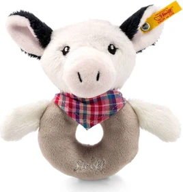 Steiff Happy Farm Cowaloo Kuh Greifring mit Rassel