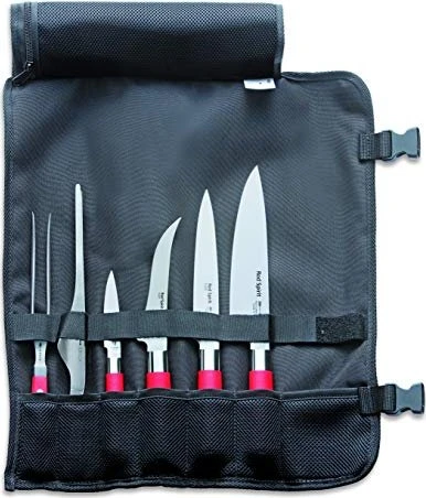 F.Dick Messer-Set mit Tasche red Spirit, 6-tlg.