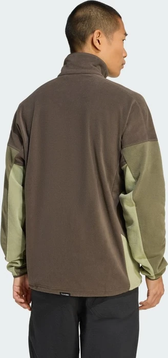 adidas Terrex Multi Climawarm Fleece Anorak shadow olive/olive strata (Herren)